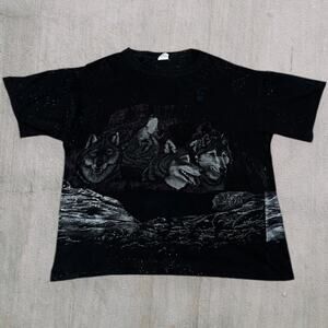 90s Wolf Nature AOP